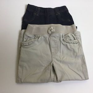 Garanimals pant bundle, khaki blue